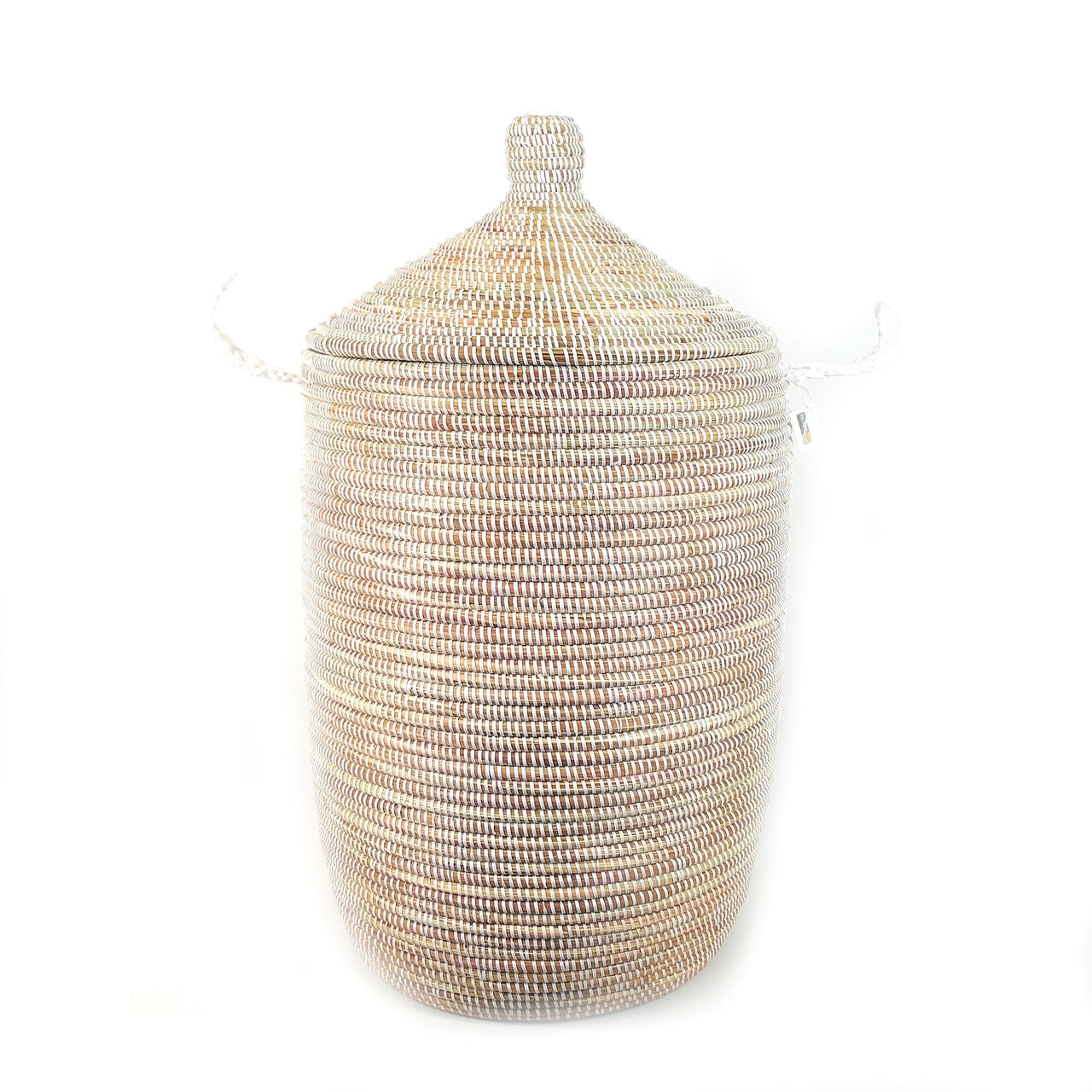 Dou Lid Storage Basket Monochrome White - Large