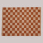 S/4 Handloomed Checkered Placemats - Brown