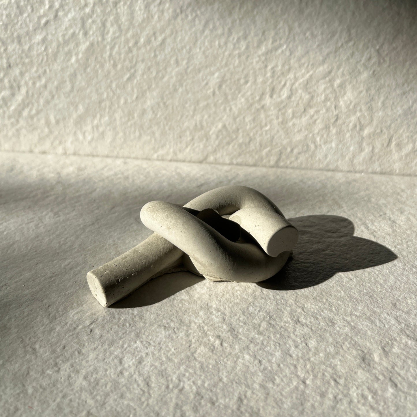 The Knot Concrete Candle Holder