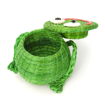 Freddy Frog Lidded Basket