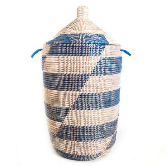 Large Storage Basket - Blue Stripe