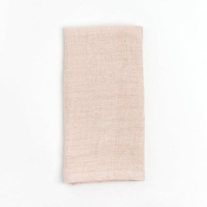 Stone Washed Linen Napkins, Blush - set of 4