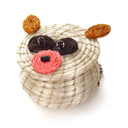 Bush Baby Lidded Basket