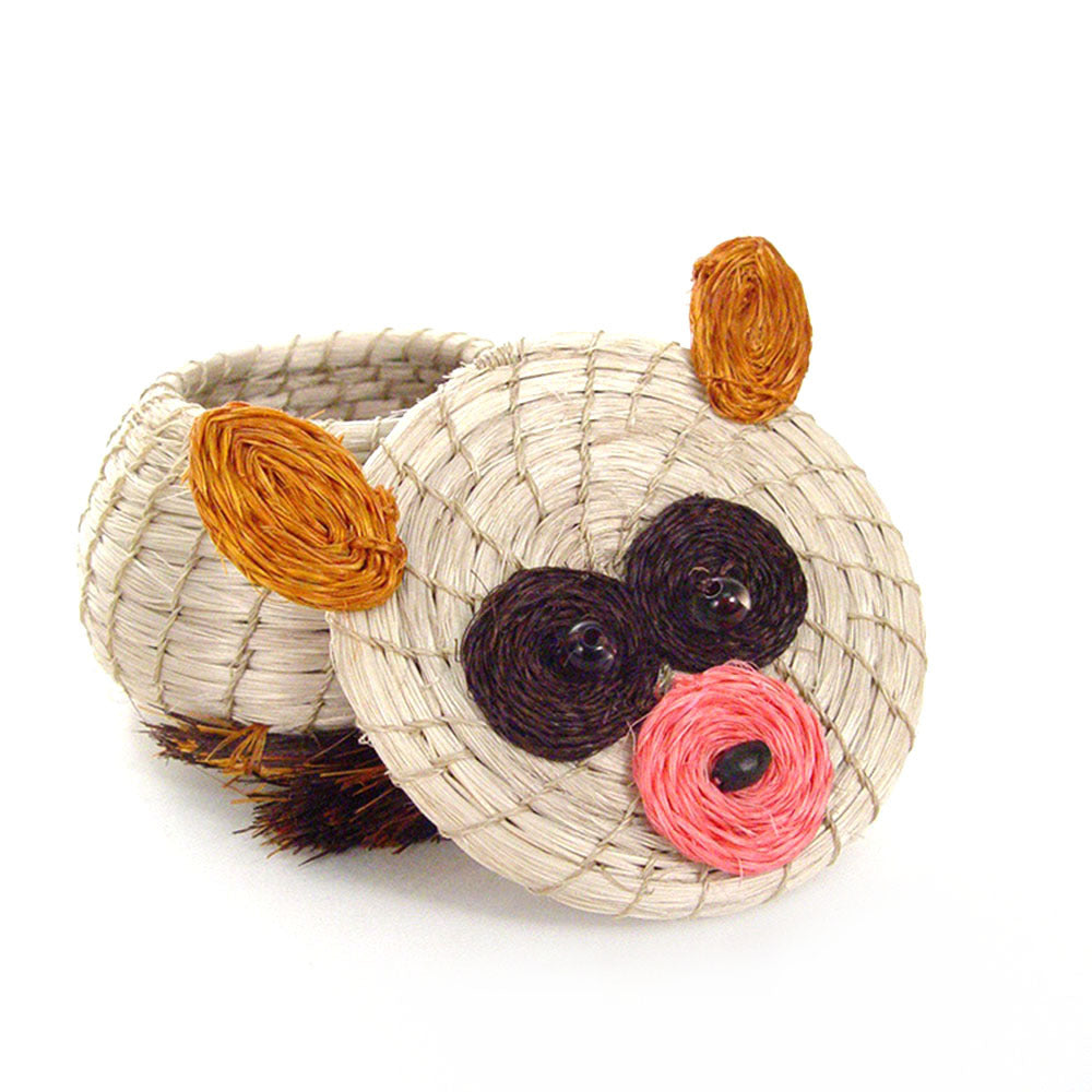 Bush Baby Lidded Basket