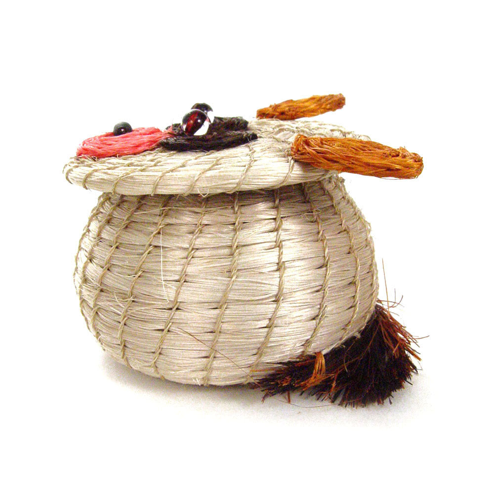 Bush Baby Lidded Basket