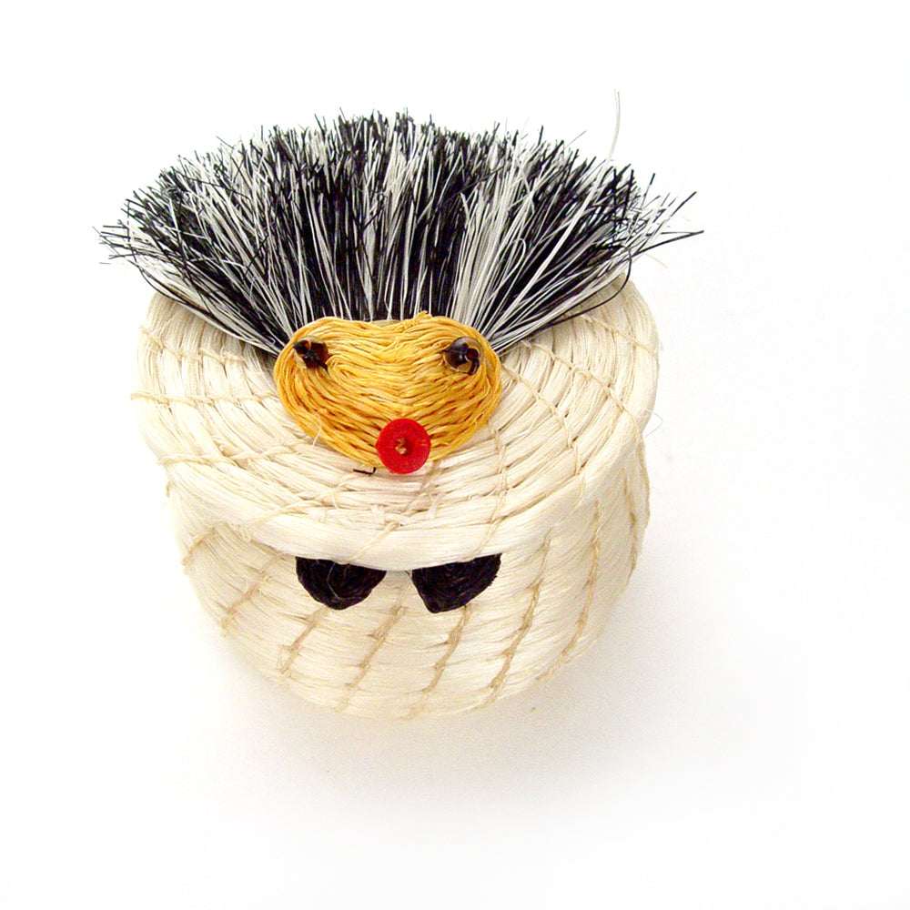 Hedgehog Lidded Basket