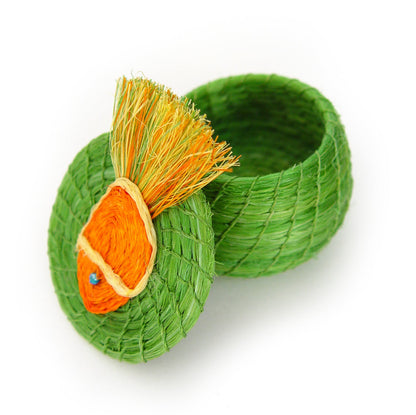 Swimming Fish Lidded Basket